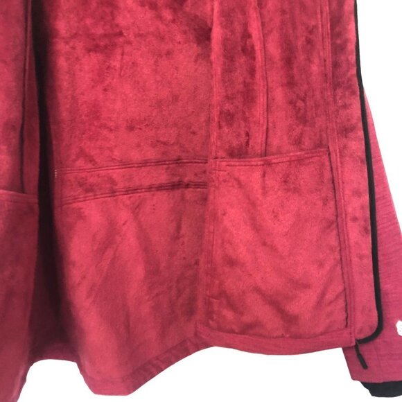 NWOT Free Country Women's Aeris Super Softshell Jacket Size M Burnish Red Hood - Picture 6 of 11